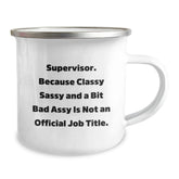 Funny Supervisor Gifts - Gifts from Friends for Supervisor Men - Supervisor Humor Mug, Perfect Christmas Unique Gifts for Coworkers, Bosses and Family - Image 2